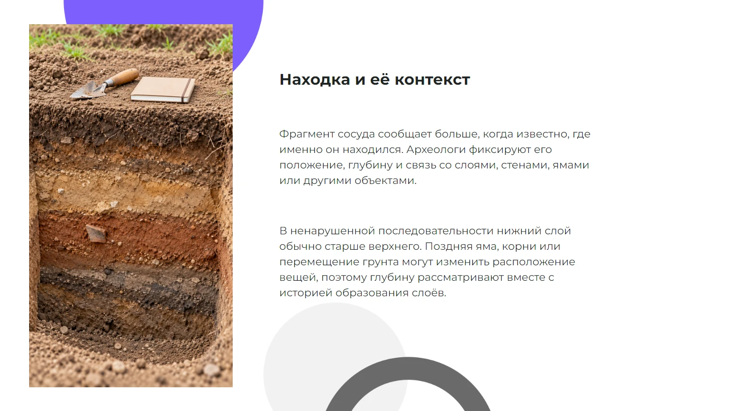 Находка и её контекст