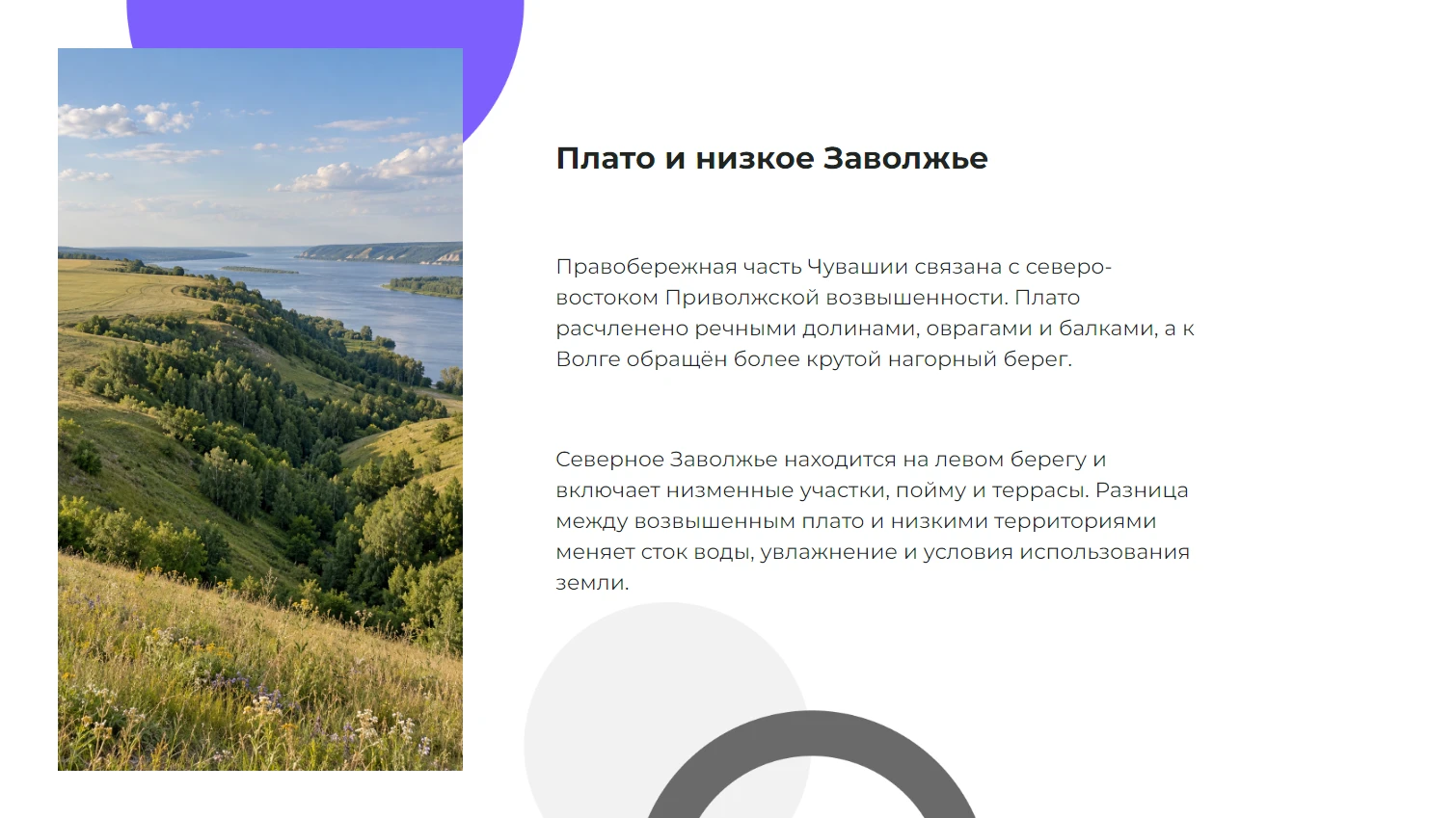Плато и низкое Заволжье