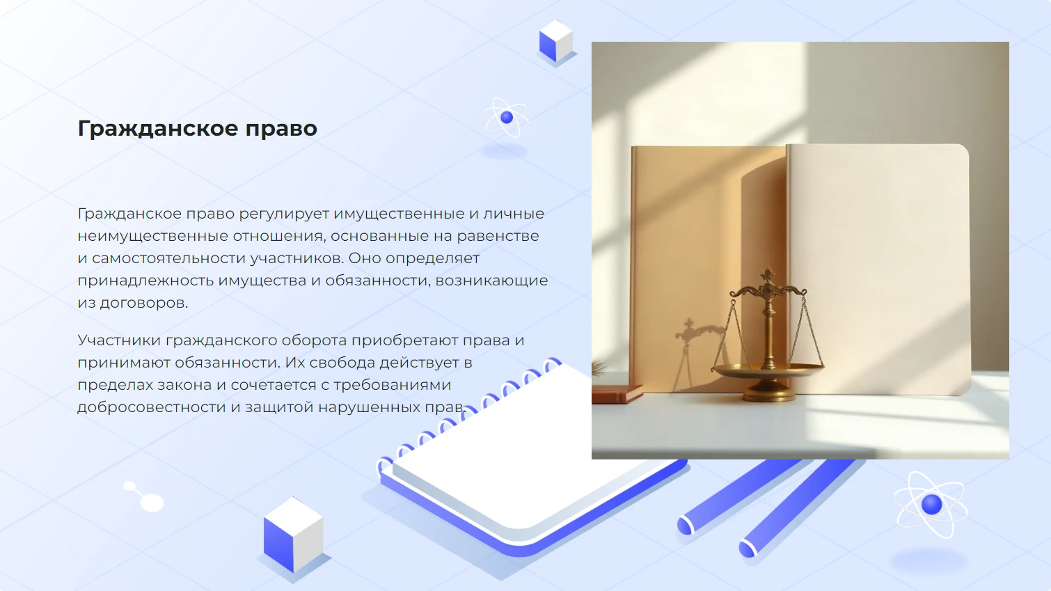 Гражданское право - готовая презентация