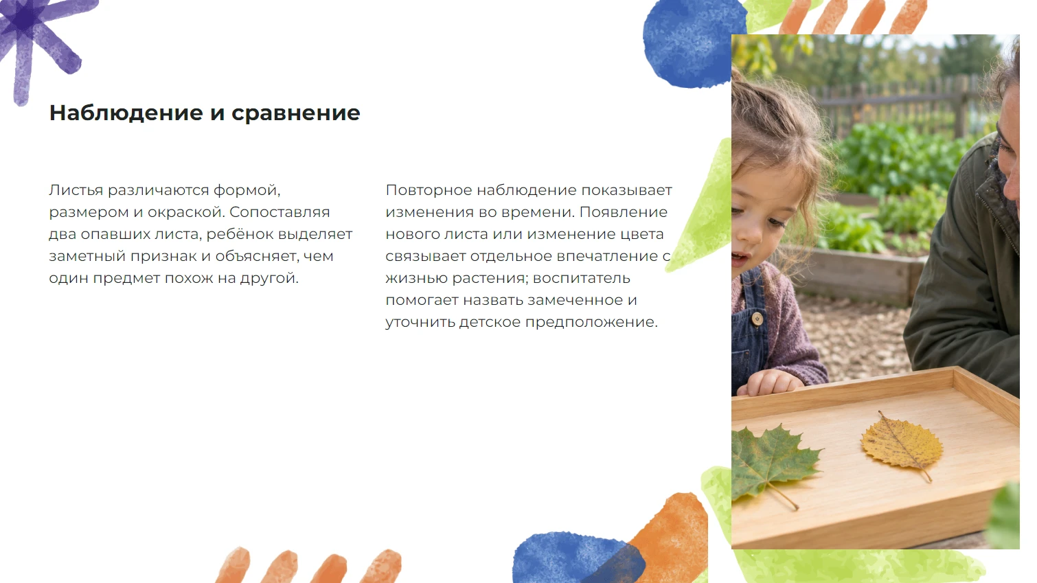 Наблюдение и сравнение