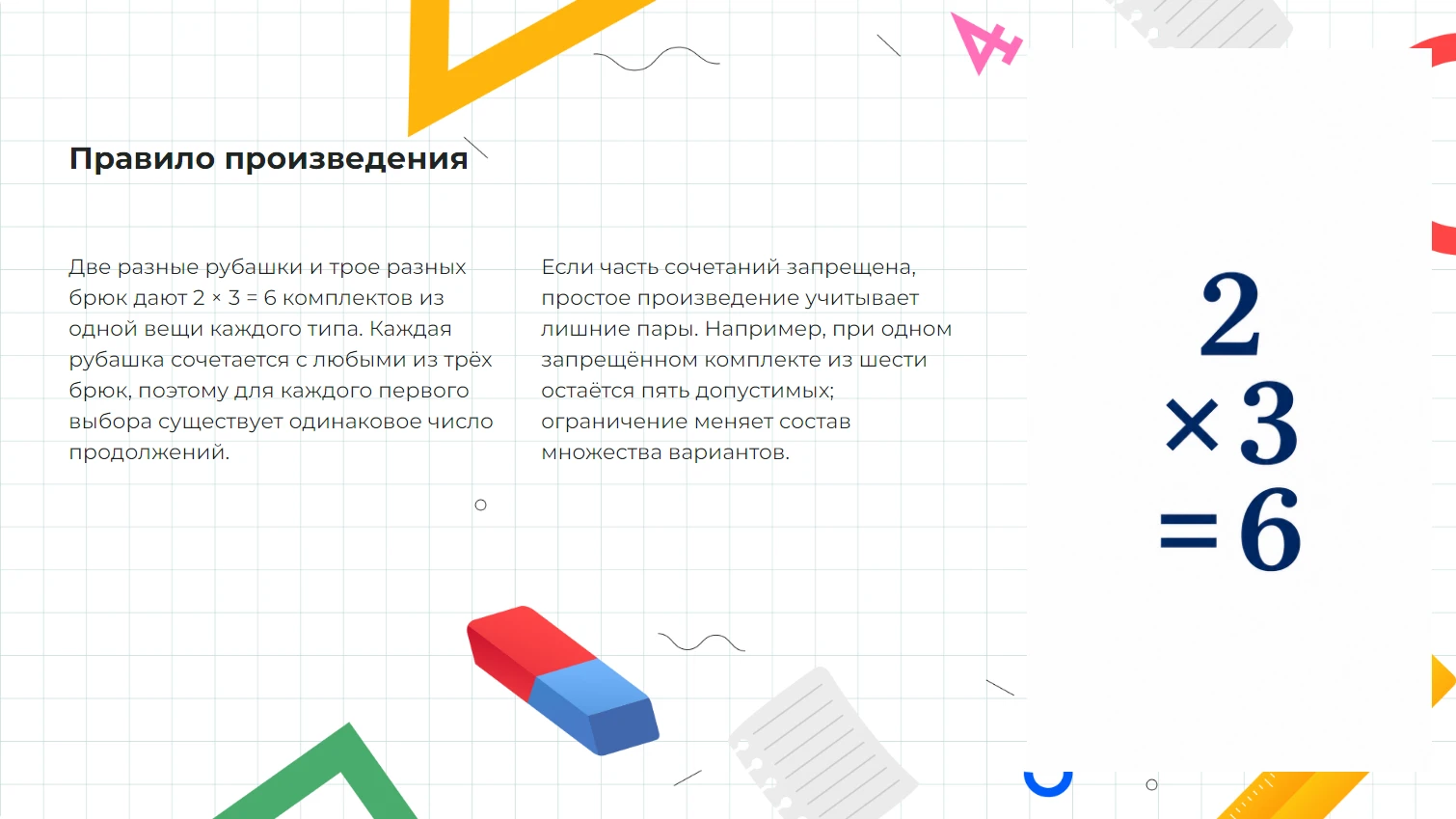 Правило произведения