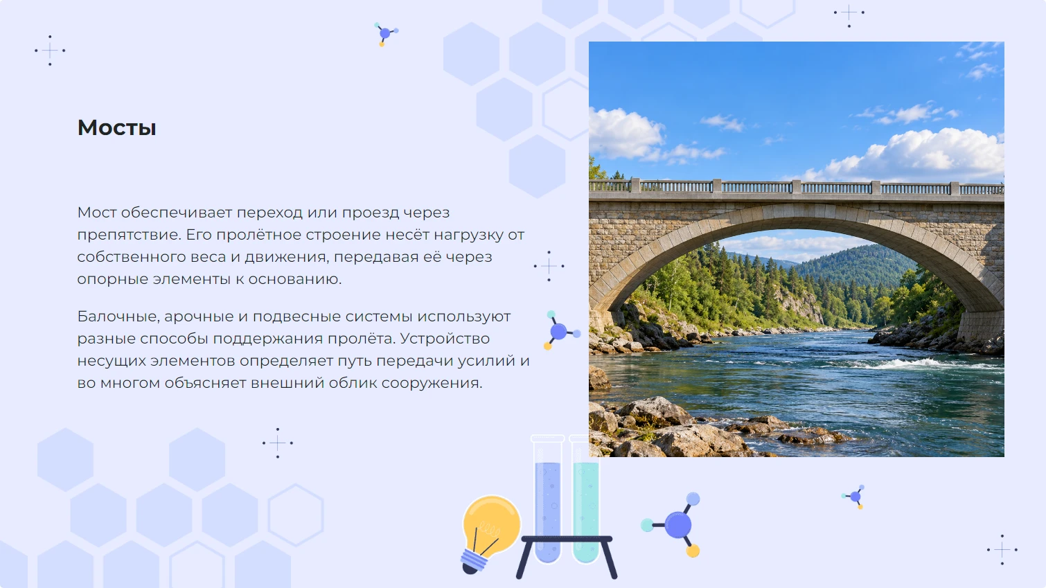 Мосты - готовая презентация по технологии