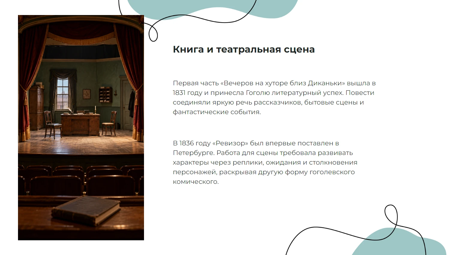 Книга и театральная сцена