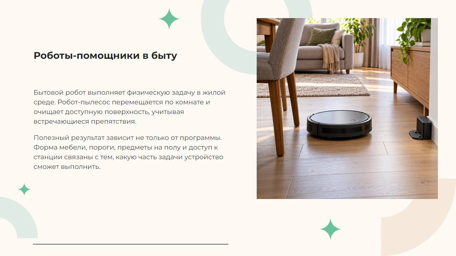 Роботы-помощники в быту