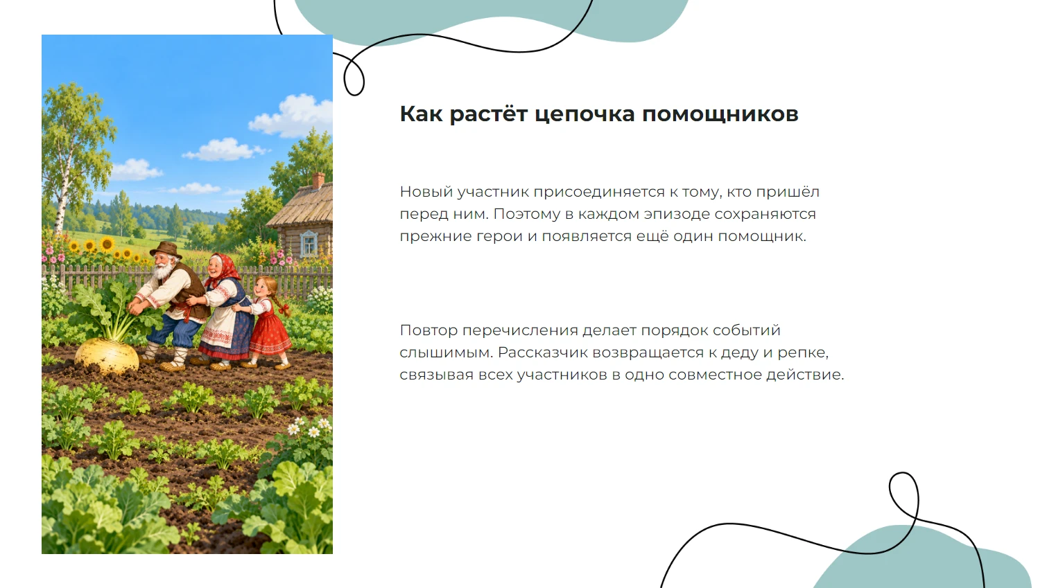 Как растёт цепочка помощников
