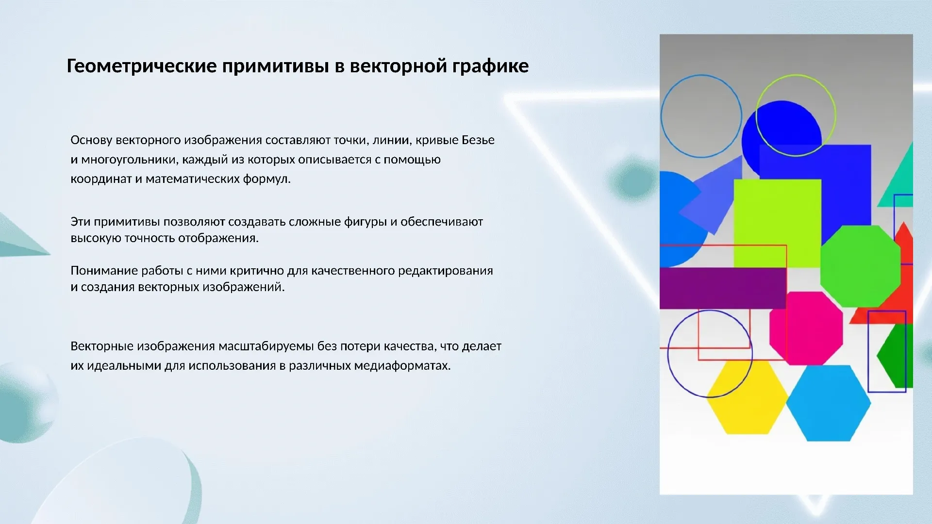 Геометрические примитивы в векторной графике