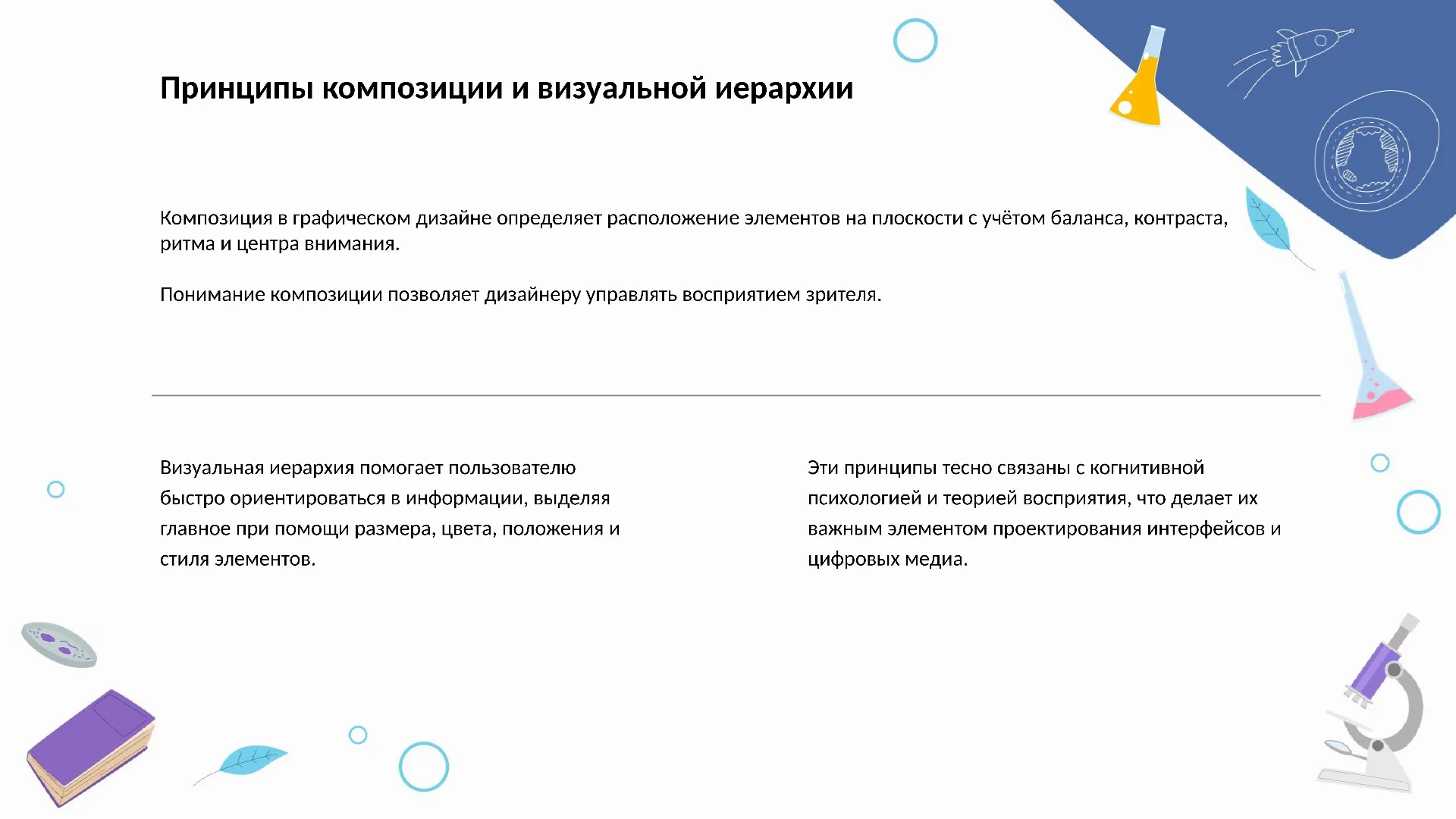 Принципы композиции и визуальной иерархии