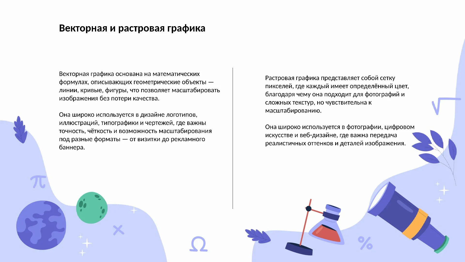 Векторная и растровая графика