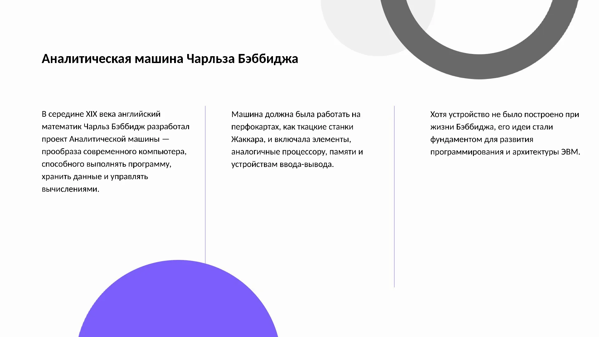 Аналитическая машина Чарльза Бэббиджа