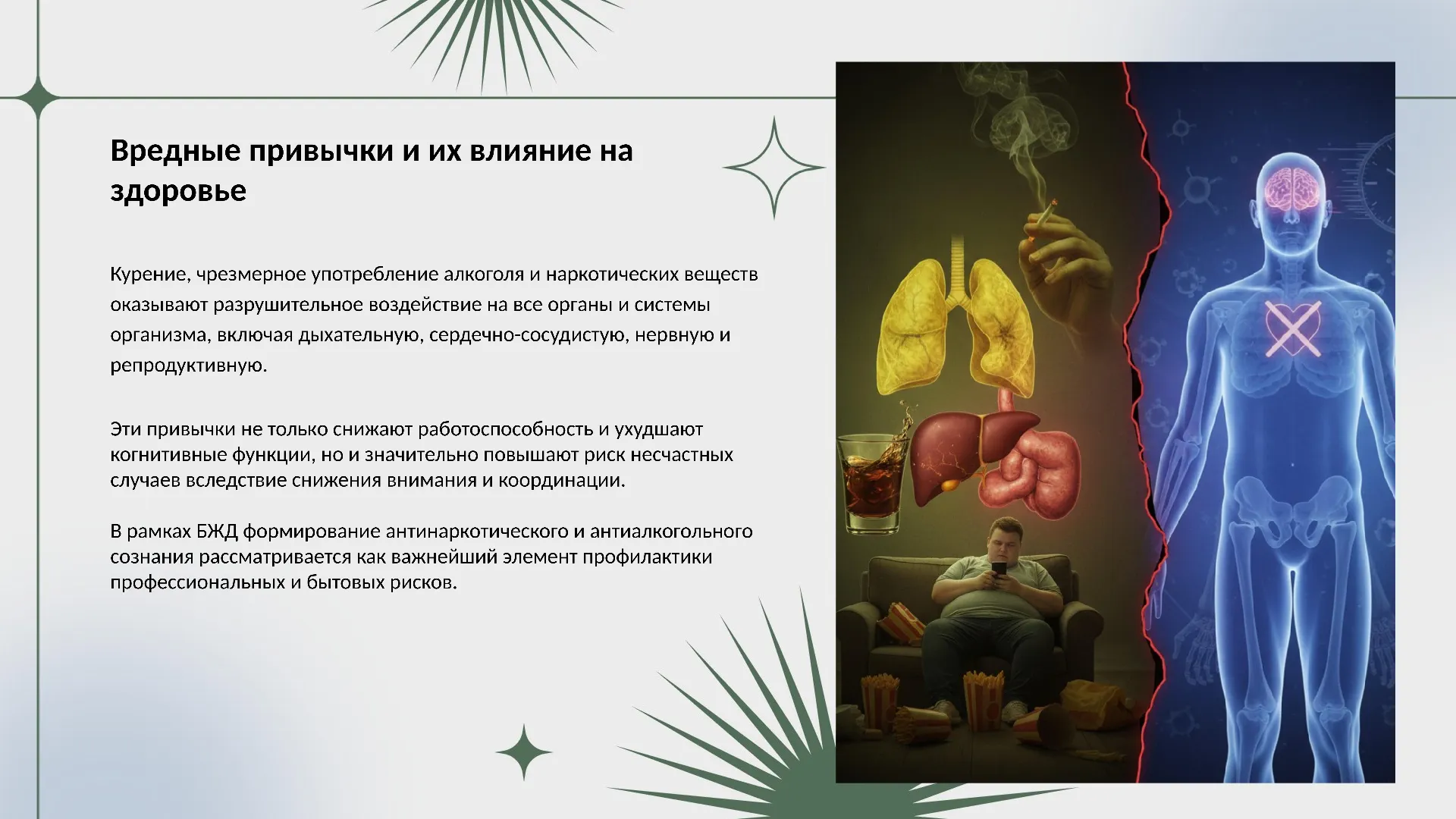 Вредные привычки и их влияние на здоровье