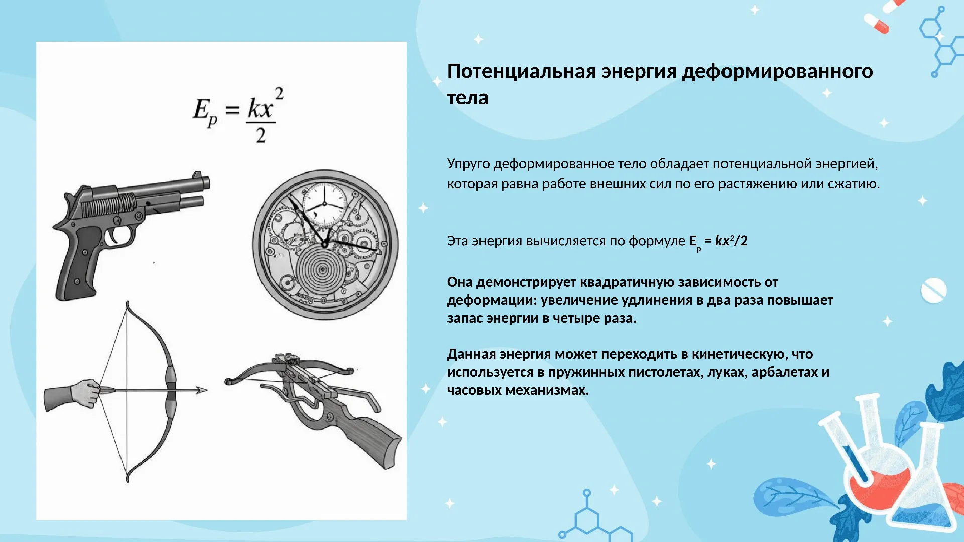 Потенциальная энергия деформированного тела