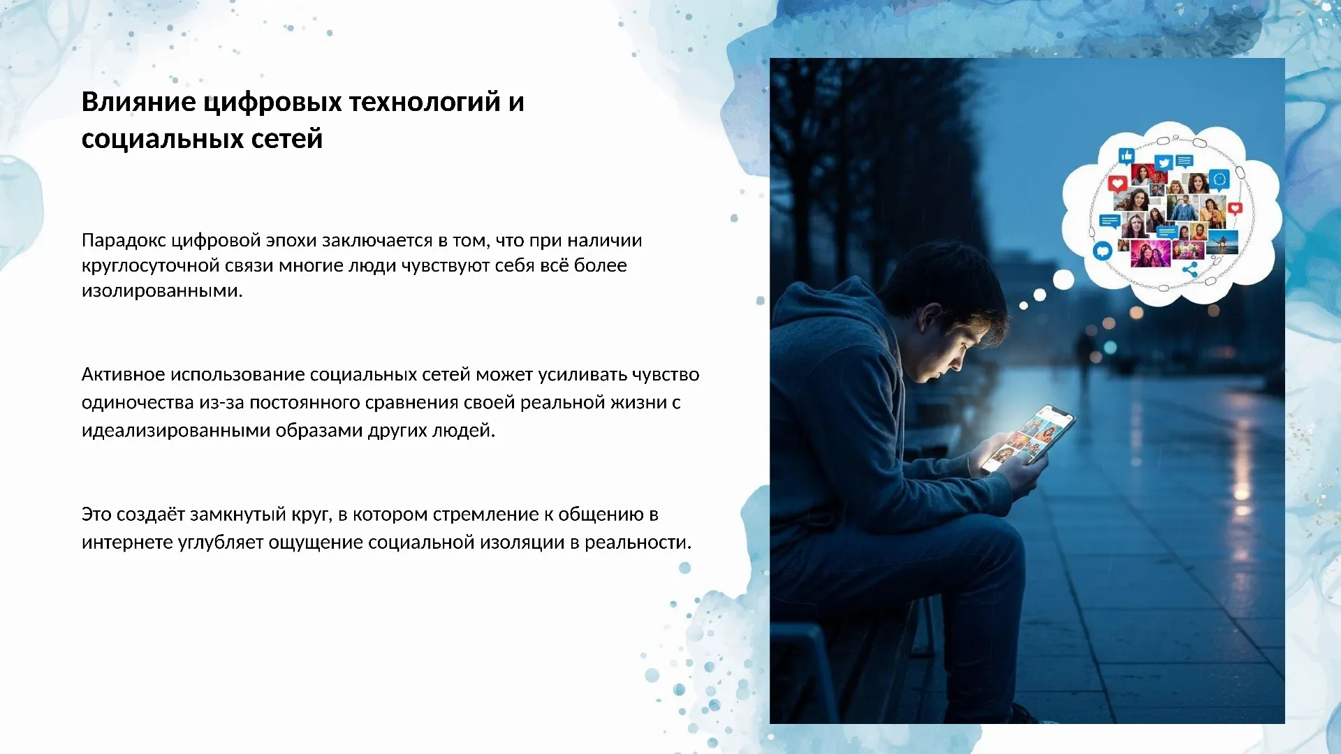 Влияние цифровых технологий и социальных сетей