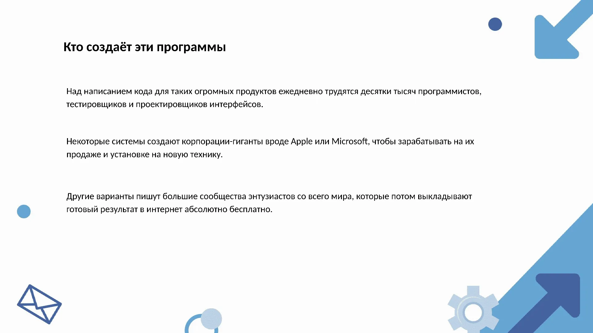Кто создаёт эти программы