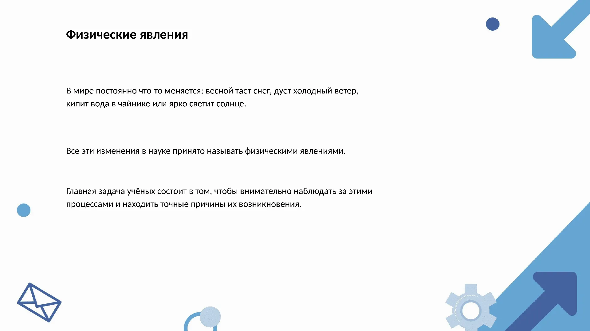 Физические явления